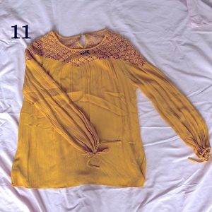 Gold blouse